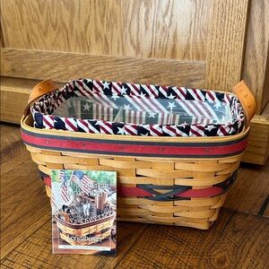 2000 Longaberger Vintage All-American Sparkler Basket. Pristine Condition 🇺🇸